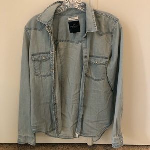 Never Worn American Eagle Light Blue Jean Jacket